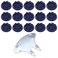 The Lord of the Tools 22PCS Screwin Cricket Spikes with Spanner Blue Cricket Cleat Set Replacement Suitable for Most Sneakers and Balls 22  10mm