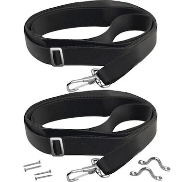 RUSON Bimini Boat Top Strap with Loops and Stainless Steel Single Snap Hook