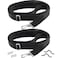 RUSON Bimini Boat Top Strap with Loops and Stainless Steel Single Snap Hook