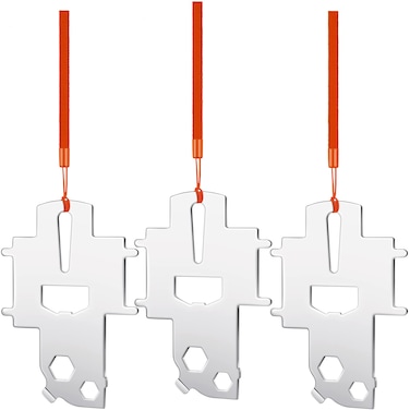 Loosh 3 Pieces Deck Plate Key Fill Plate Key Marine Fuel Key Stainless Steel Boat Gas Cap Key Tool with Wrist Lanyard Strap for Fuel Tank Water Waste Fill