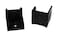 Left Hand Hinge Pontoon Door Stop Black 1 Left  1 Right