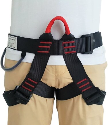 HEEJO Climbing Rock Climbing Half Body for Rappelling Zipline Fire Rescuing Tree Climbing Gear