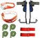 TWSOUL Tree Climbing Spikes with Harness Belt 304 Stainless Steel Tree Climbing Tool 2 Gears with Adjustable Climbing NonSlip Pedal for Picking Fruit Climbing Trees and Outdoor Sports