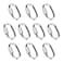 Vmuter 10 Pcs 15 304 Stainless Steel Screw Chain Quick Links Carabiner Locking Quick Chain Repair Links Pets Keychain for Outdoor Traveling Equipment 220 Lbs Capacity