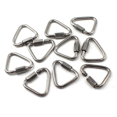 Delta Quick Link 304 Edelstahl Dreieck Quicklink Kettenverbinder Schraubverschluss Karabiner