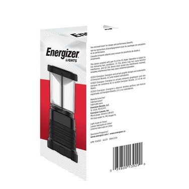 Energizer LED Flashlight 350 Lumens of LED Light IPX4 Waterproof Shatterproof Large LED Light for Camping Batteries Included