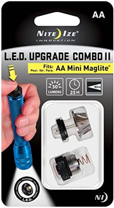 Nite Ize LED Upgrade Combo II  Fits AA Mini Maglite
