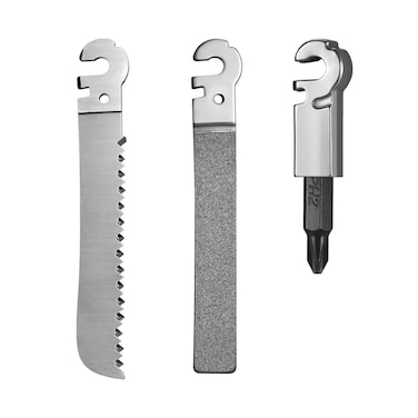 Roxon FT01 Build Your Own Multitool Accessory for Flex Multitool 3 pcs A Set Included Tapered Saw  Diamond File Coarse  Fine and 14 Bit Adapter Replaceable Tools