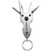 SWISSTECH ST60300 Key Ring MultiTool with LED Flashlight 7in1 Tools Use for Auto Single Pack
