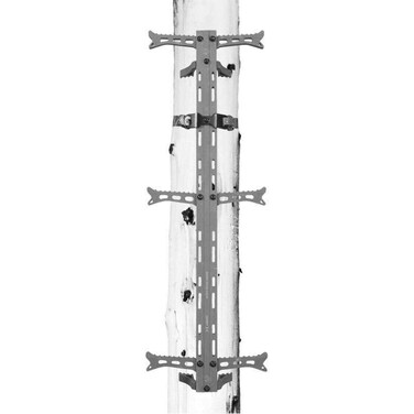 Hawk Helium 30 Lightweight Aluminum Treestand Climbing Sticks with Fold Up Steps and Boot Grabbing Grooves 1Pack3Pack