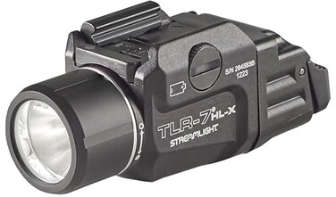 Streamlight 69458 TLR7 HLX USB 1000Lumen Rechargeable Rail Mounted Weapon Light Includes Interchangeable High and Low Switches Black