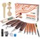 Wood Carving Kit 22PCS Wood Carving Tools Hand Carving Knife Set with AntiSlip CutResistant Gloves Needle File Wood Spoon Carving Kit for Beginners Whittling Kit for Kids Adults Woodworking DIY