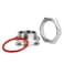 FURVOCHY Bulkhead Compression Fitting 15TC Kettle Homebrew Weldless Bulkehad Compression Fitting 304 Stainless Steel Homebrew Kettle Bulkhead With Silicone Ring 15
