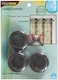 Dritz 1Inch Inner Diameter Curtain Grommets Pack of 8 Rustic Brown