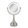 Zadro Lighted Makeup Mirror 10X Magnification LED 11 Dia Makeup Mirror with Lights and Magnification C Battery Operated