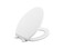 Kohler K47740 Brevia Elongated White Toilet Seatwith QuickRelease Hinges And QuickAttach Hardware For Easy Clean