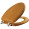 Bemis Mayfair 19601CP 378 19601CP378 Toilet Seat Natural Oak Elongated