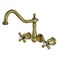 Kingston Brass KS1023AX Wall Mount Tub Filler Antique Brass