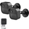 Pefecon Blink Outdoor 4 4th Gen Camera Mount Weatherproof Protective Housing and 360 Adjustable Mount with Sync Module 2 Mount for Blink Outdoor Security Camera System Black 2 Pack