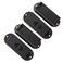 Yootones 4Pcs Guitar Pickup Battery Box 9V Battery Cover Holder Case Compatible with Active Guitar Bass PickupBlack