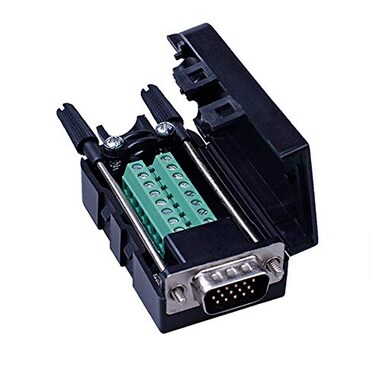 daier DSUB DB15 VGA Male Female 3Row 15Pin Plug To Terminal Breakout Board Connectors