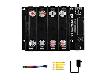 Waveshare UPS Power Module for Jetson Nano with 5V Uninterruptible Power Supply Multi Battery Protection Circuits