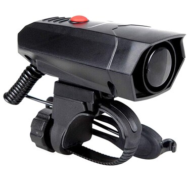 KEWAYO 120dB Loud Bike Horn Cycling Bicycle Handlebar Ring Bell Horn with 6 Different Sounds Black