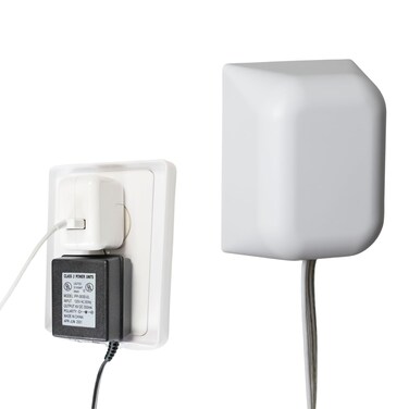 Qdos Safety Medium Outlet Cover Box for Baby Proofing Outlets Secure Hidden Lock  Generous Interior for Medium Sized Charging Blocks  Adapters  Modern Universal Design  Easy Install  1 Pack