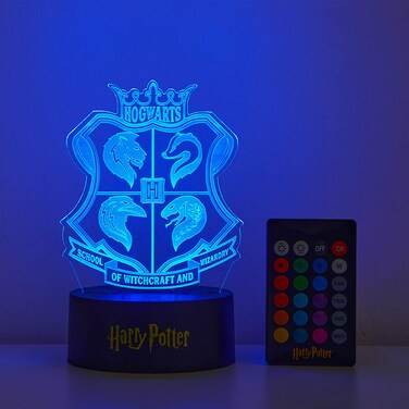 Idea Nuova 3D Acrylic LED Illusion Lamp Harry Potter