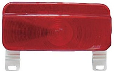 Fasteners Unlimited White 00381L Command Electronics Surface Mount 12 Volt Taillight Base and License Bracket Packaged