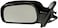 Dorman 9551432 Driver Side Power Door Mirror for Select Toyota Models