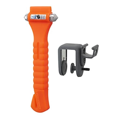 LifeHammer Brand Safety Hammer  The Original Emergency Escape and Rescue Tool with Seatbelt Cutter Made in The Netherlands
