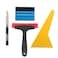Gebildet EEFUN 4 IN 1 Installation Tool Kit for Car Window Wrapping Tint Vinyl with Utility knifeFiber Edge Squeegee Rubber Silicon Squeegeeand Hard PP Scraper