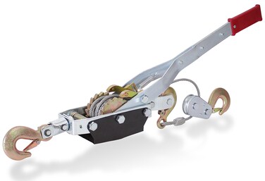 Drixet Come Along Winch Heavy Duty  4 Ton Power Puller Hand Winch with Cable and Pulley  Come Along Tool  Power Cable Puller with Dual Gears Ratchet System for Easy Hand Pulling 3 Hooks