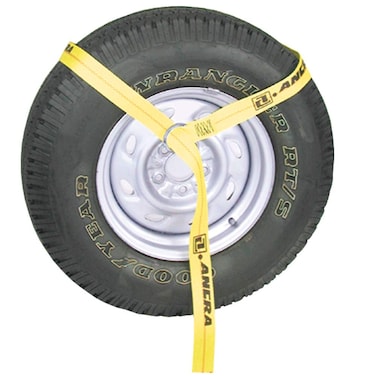 SLine Ancra Cargo 4793411 47934112 X 7 Wheel Dolly Strap Yellow