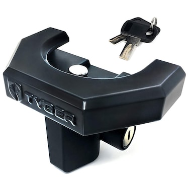 Tyger Auto TGCL2U006B Coupler Lock for 2 Trailer Coupler Coupler Lip Width  334 Coupler Height  516 Coupler Ball  212