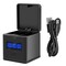 Suptig Battery Charger Compatible for GoPro Hero 8 Gopro Hero 7 Gopro Hero 6 Gopro Hero 5 3Channel Battery Charger Station for Hero 8 Hero 7 Hero 6 Hero 5
