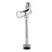 Oumefar Toilet Urinal Flush Valve Button Type Manual Delay Automatic Shutoff Polished Chrome Surface Wall Mounted Flush Valve for Bathroom