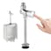 Acogedor Urinal Flush Valve Zinc Alloy Bath Toilet Urinal Flush Valve Manual Delay Automatic Shutoff Urinal Chrome Supply Exposed Fittings Flusher Valve
