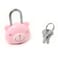 Honbay Cute Bear Lock Padlock with Keys for Suitcases Backpacks and Lockers