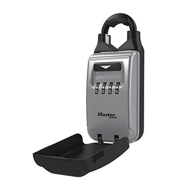 Master Lock 5420D Set Your Own Combination Portable Lock Box with Adjustable Shackle 6 Key Capacity