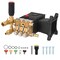 GarveeLife Pressure Washer Pump 4000PSI 44GPM 1 Shaft Horizontal Triplex Plunger Power Washer Pump Replacement Pumps Direct Drive Pump Compatible with Honda GX340 GX390 GX270 5 Nozzle Tips