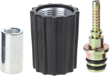 A Set of High Pressure Washer Hose Insert FittingsCar Washer Water Cleaning Hose Pipe FittingTwistConnector Quick Fixing Pressure Washer Parts and AccessoriesHigh Pressure Washer Hose Tool