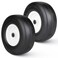 Flat Free Mower Tire wSteel Wheel 13x5006 for 3646 Deck HandPush Lawn Mowers Tractor  Hub 32559 with 34 Greased Bushing 135006 T161 2 Pack