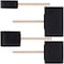 CustomyLife 4Pcs 4 Sizes Foam Paint Brushess