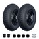 DOUBLE BRIDGE 2Pack 4804008 Pneumatic Wheelbarrow Wheel and Tires with 3 7 Center Hub and 58 Bushings for Wheelbarrow and Yard Cart Garden Wagon