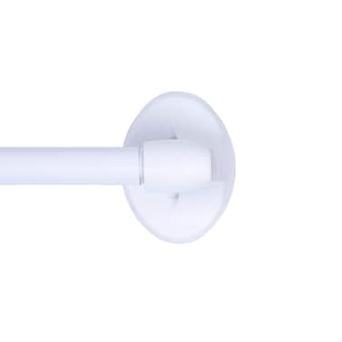 Kenney 58 MultiUse Adjustable Appliance 1628 White Magnetic Curtain Rod