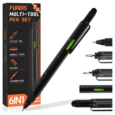 FUAOIS Gifts for Men Stocking Stuffers for Adults Men Birthday Christmas Gifts for Men Gifts for Dad Him Fathers Day Gifts from Daughter Son Wife White Elephant Gifts for Adults Multitool Pen