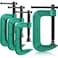 ZJoey 4 Pcs C Clamp Set 2 Inch Heavy Duty GClamps Automotive and Wood Working Clamps with 2 Inch Jaw Opening Sliding for DIY Carpentry Woodworking Welding and Building2 Inch 4 Pcs