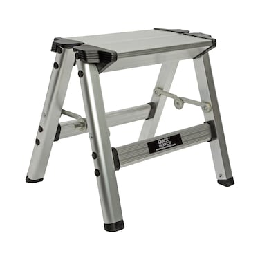 Quick Products QPFOSS SlimProfile Easy Folding OneStep Stool  200 lbs Capacity
